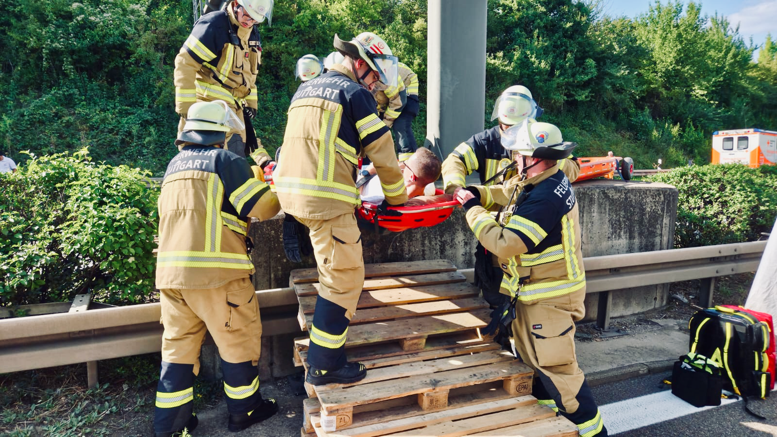 Großübung im Kappelbergtunnel